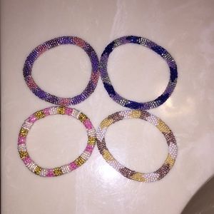 Lily & Laura Bracelets (Glass Beaded Bracelets)